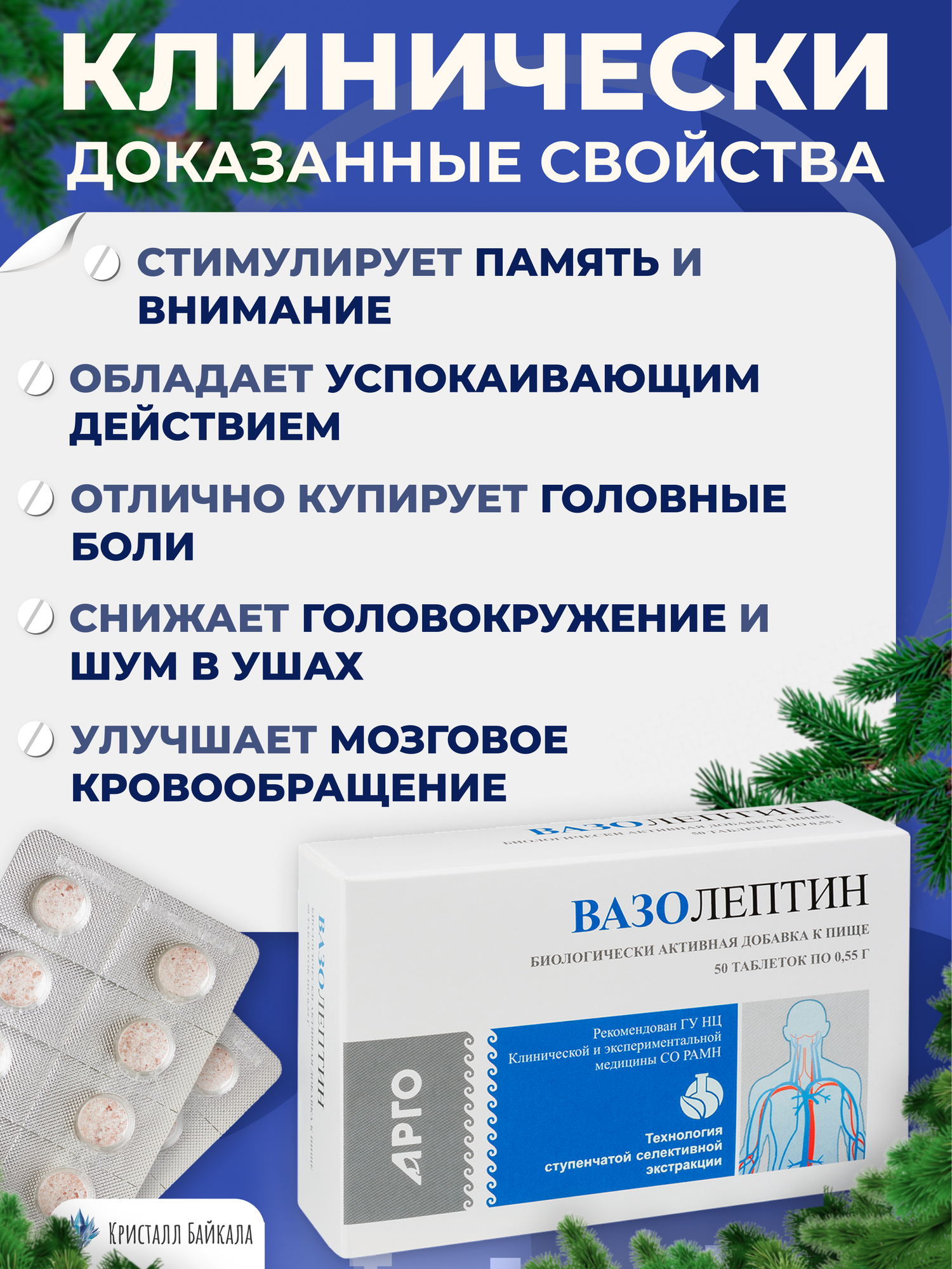 Картинки @0706 Вазолептин, таблетки, БАД, для здоровья сосудов и головного мозга