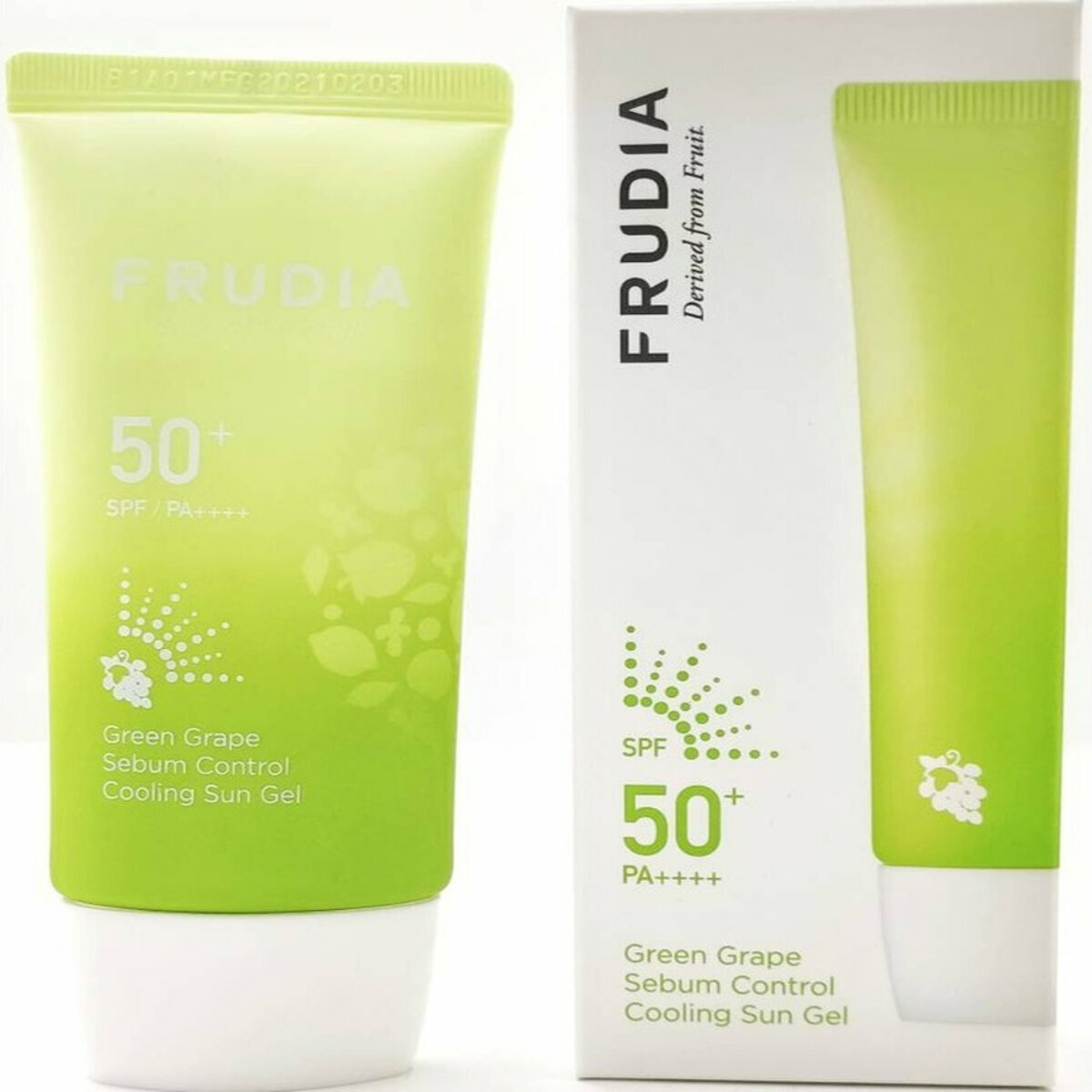 Frudia Солнцезащитный гель с зеленым виноградом Себум контроль SPF50 + PA ++++