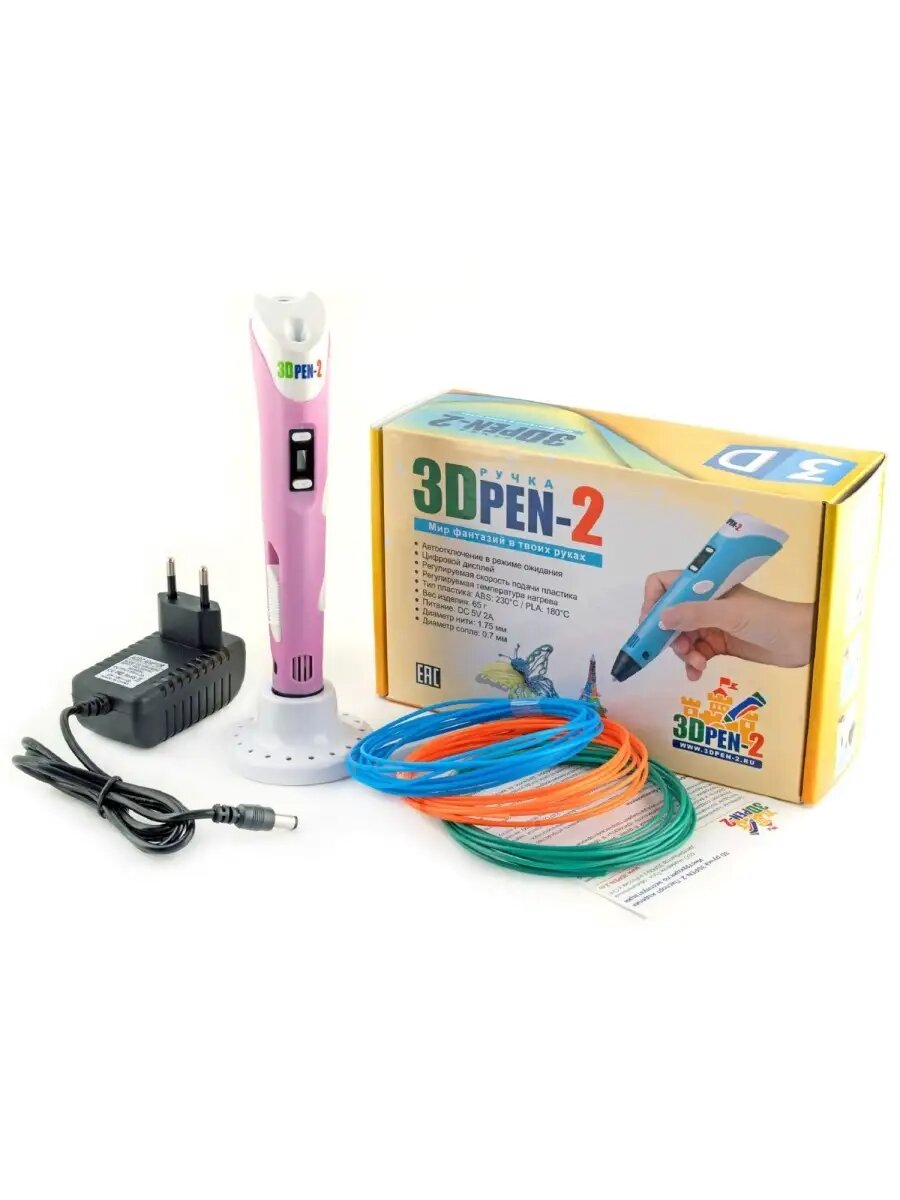 3D ручка с пластиком — фото 1