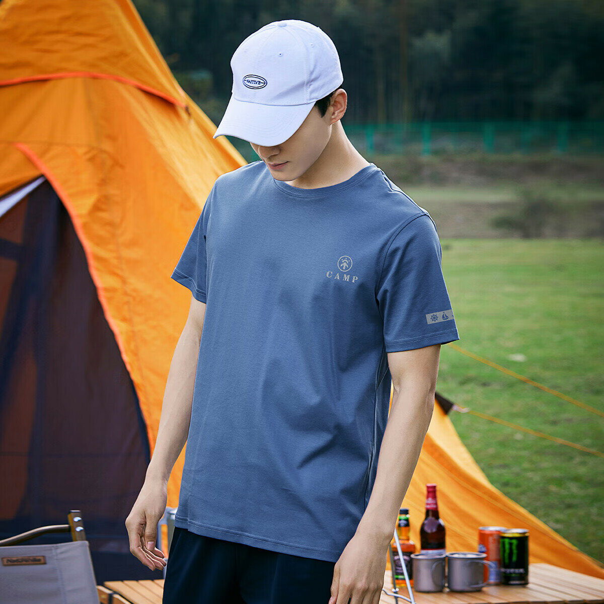 Футболка спортивная Pioneer Camp, размер L, blue