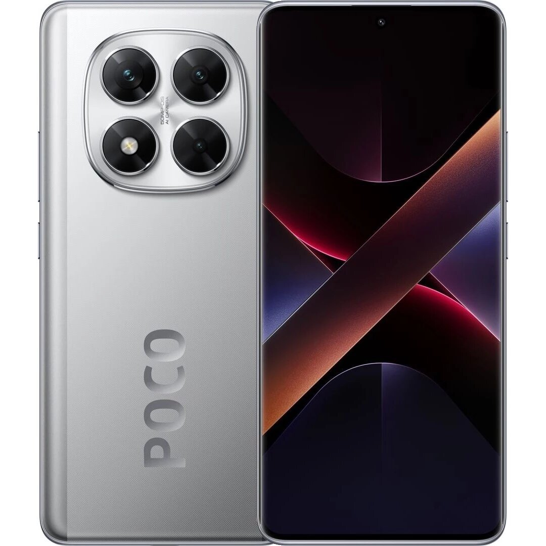 Xiaomi Poco X7 5G 12/512 ГБ Silver (серебристый) Global Version Mediatek Dimensity 7300 Ultra (4 nm)