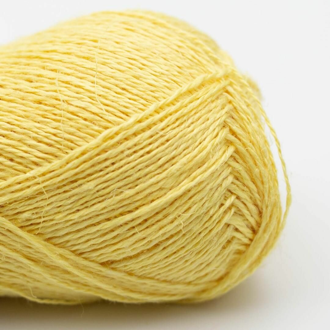 Пряжа для вязания BC Garn Lino (34 Подсолнух) 3 мотка по 50 г/150 м