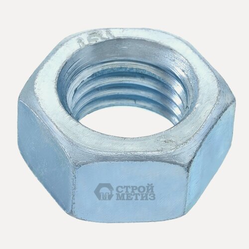 Изображение товара Стройметиз Гайка шестигранная М24 DIN 934 кл. пр. 5, оцинк, (уп.5 кг)