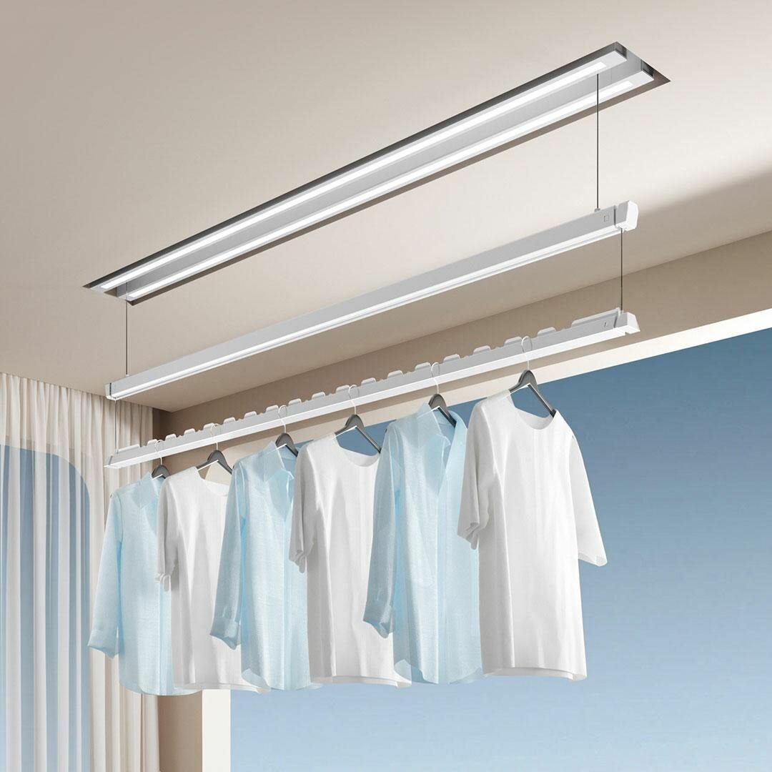 Картинки Умная Электросушилка для одежды Xiaomi HIGOLD Little Rubik's Cube Smart clothes dryer (Mihome APP), белый