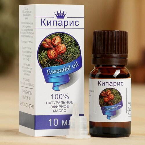 Изображение товара Эфирное масло "Кипарис", флакон-капельница, аннотация, 10 мл