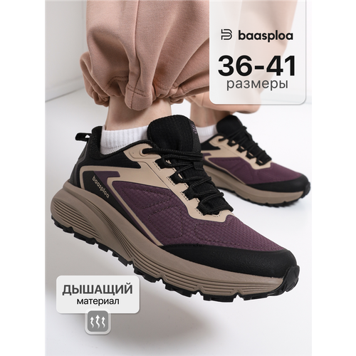 фото Кроссовки baasploa демисезон, полнота 6 (ru)/ на среднюю стопу, размер 40, фиолетовый