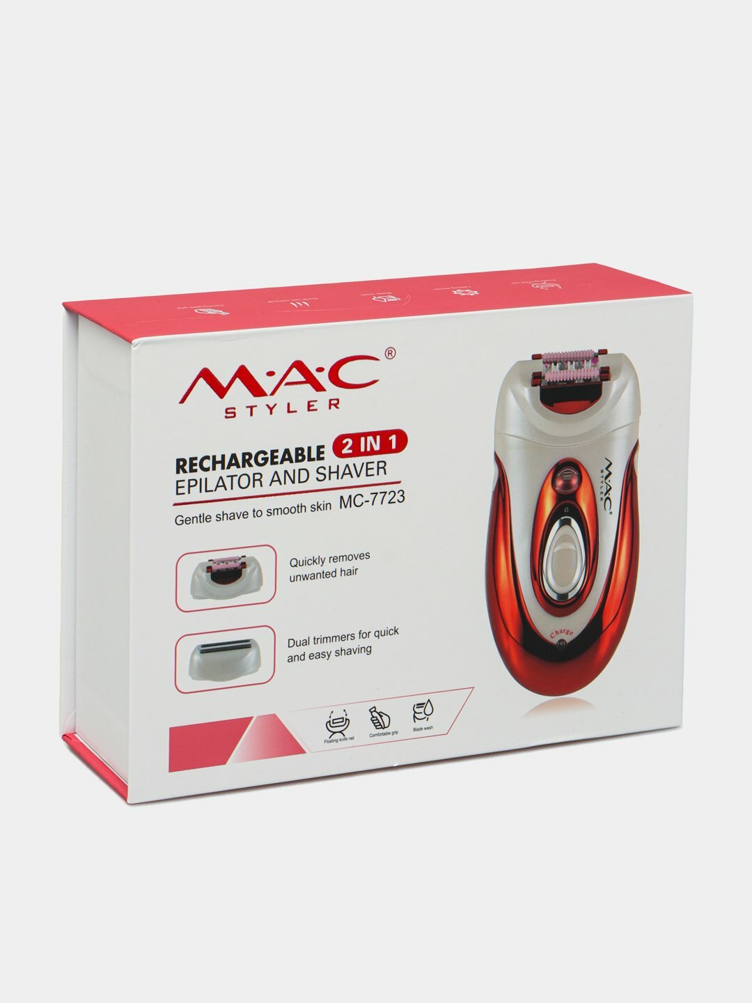 Эпилятор MAC Styler , беспроводной, электроэпилятор, для женщин