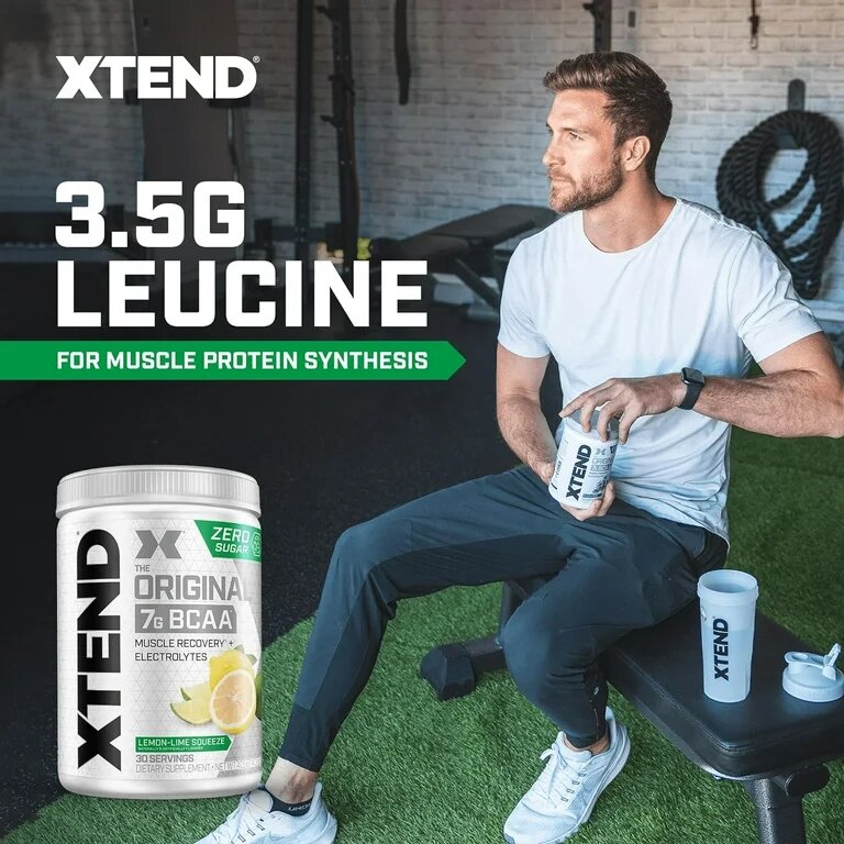 Xtend the Original 7g, BCAA, Muscle Recovery, Electrolytes, Lemon-Lime Squeeze, 30 Servings, 405 g — фото 1
