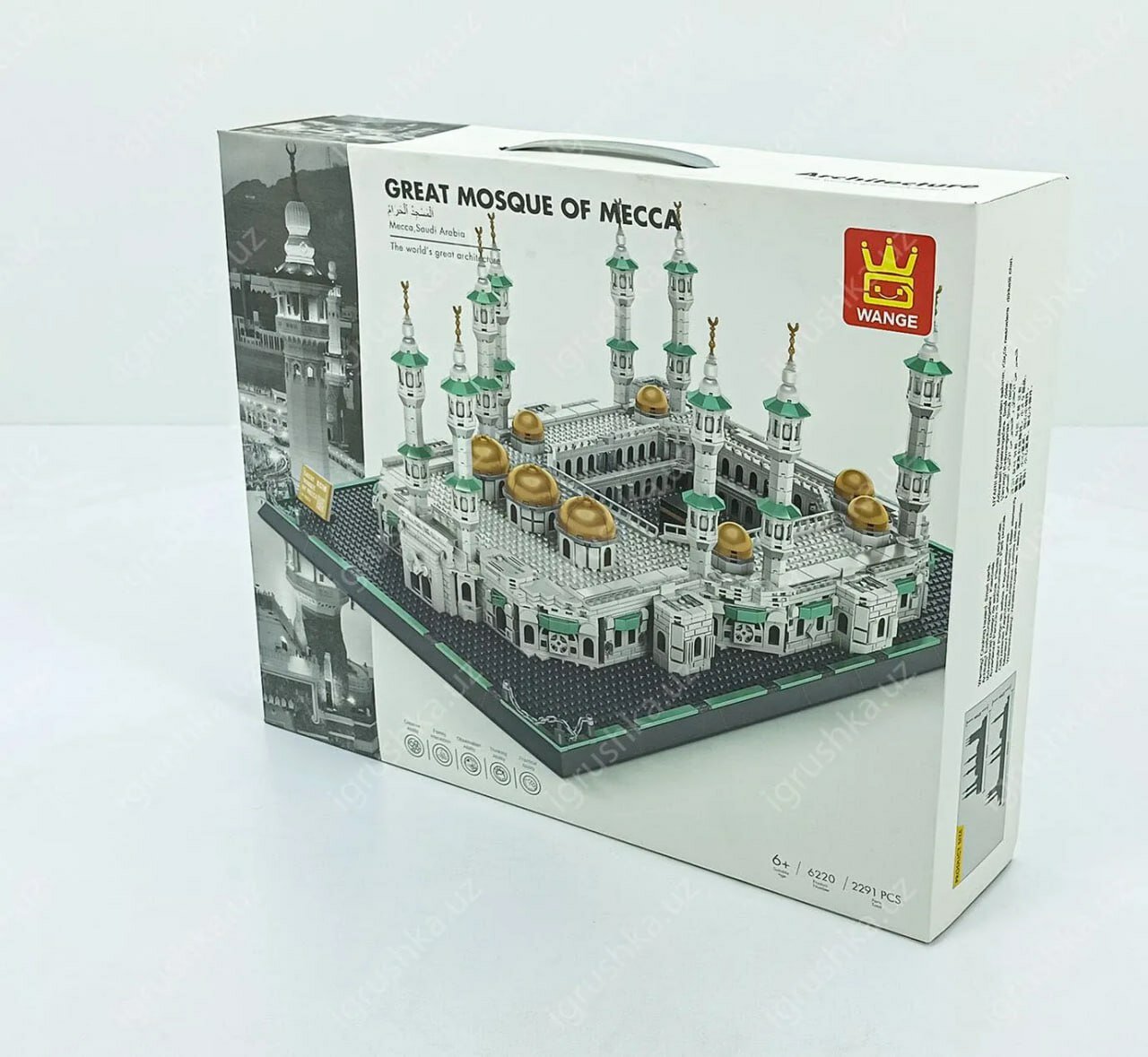 Конструктор Wange "Al-Haram", для сборки модели мечети, 2291 деталей — фото 1
