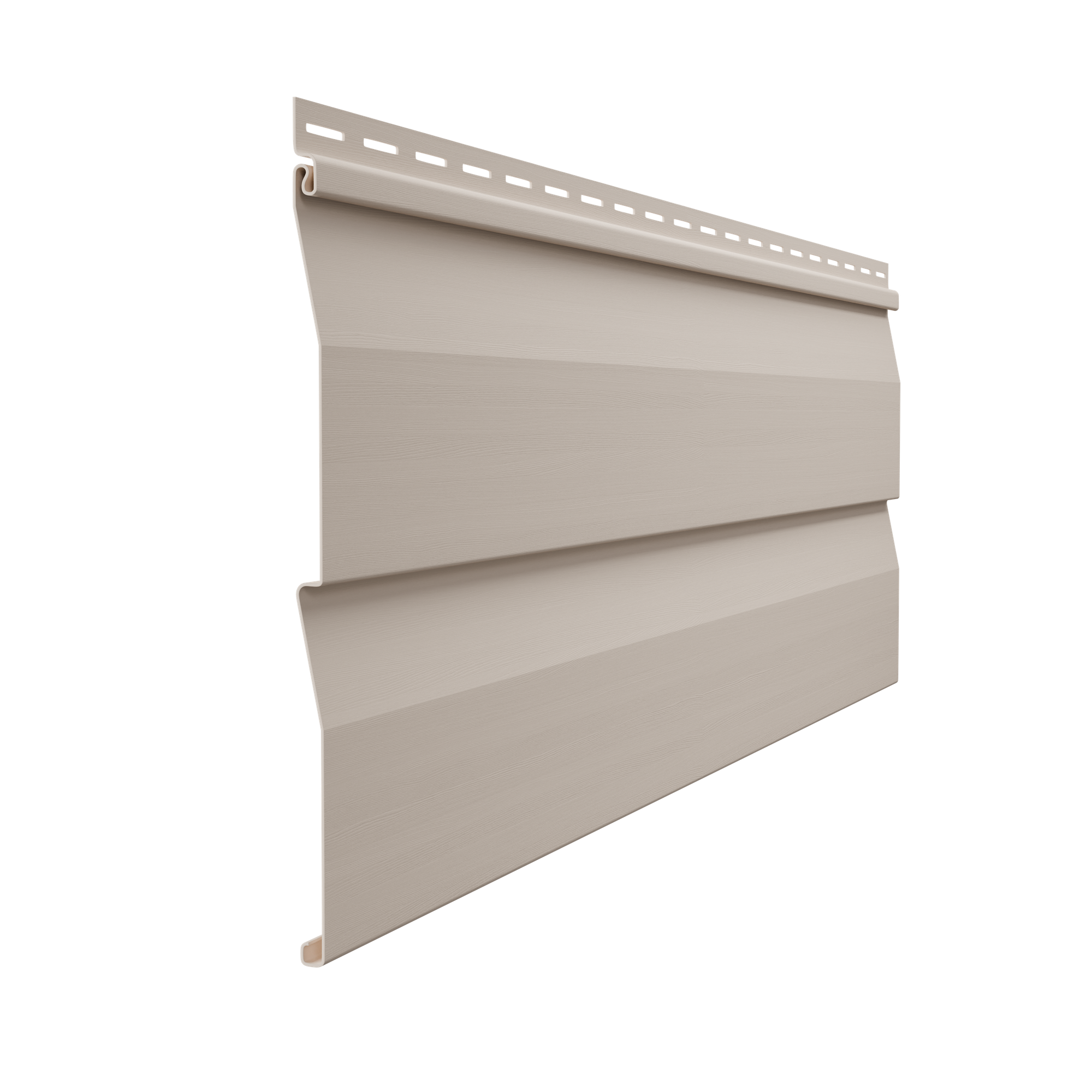 Сайдинг Docke STANDARD D4.5D горизонтальный рельефный цвет халва 300х23 см