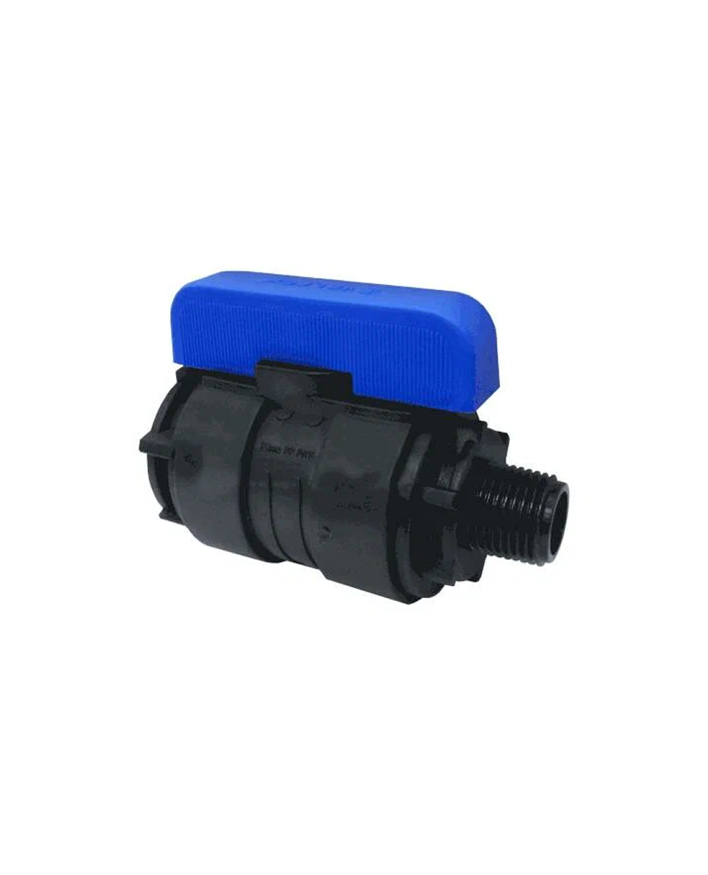 Кран шаровой компрессионный Ду 16 3/4"x3/4" НР/ВР Ру16 VALFEX 1210016034034