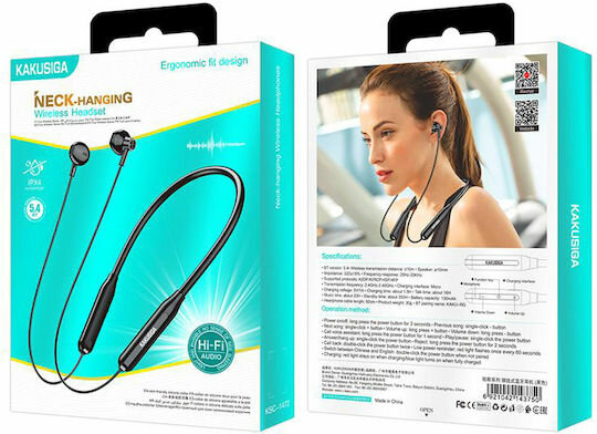 Bluetooth-наушники Kakusiga KSC-1472 — удобство и качество для активной жизни — фото 1