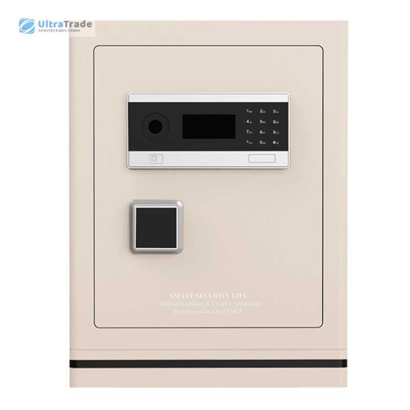 Умный электронный сейф со сканером отпечатка пальца Xiaomi CRMCR Kalinglebao Smart Safe With Fingerprint Scanner Cheese White (FDG-A10/D-58-LB)