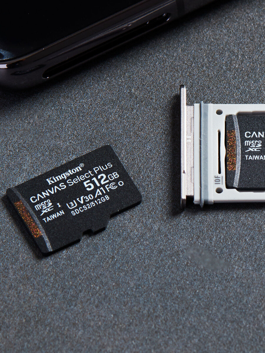 Карта памяти 32 гб micro sd 32GB Kingston Class 10 Canvas Select Plus A1 (100 Mb/s) без адаптера — фото 1
