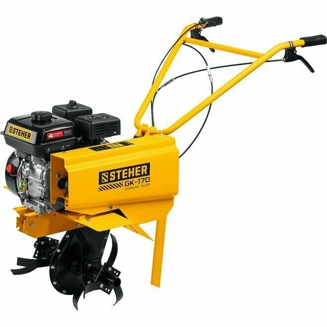 Культиватор бензиновый GK-170 STEHER 65 л. с 196 см3 фреза 330 мм 2 скорости