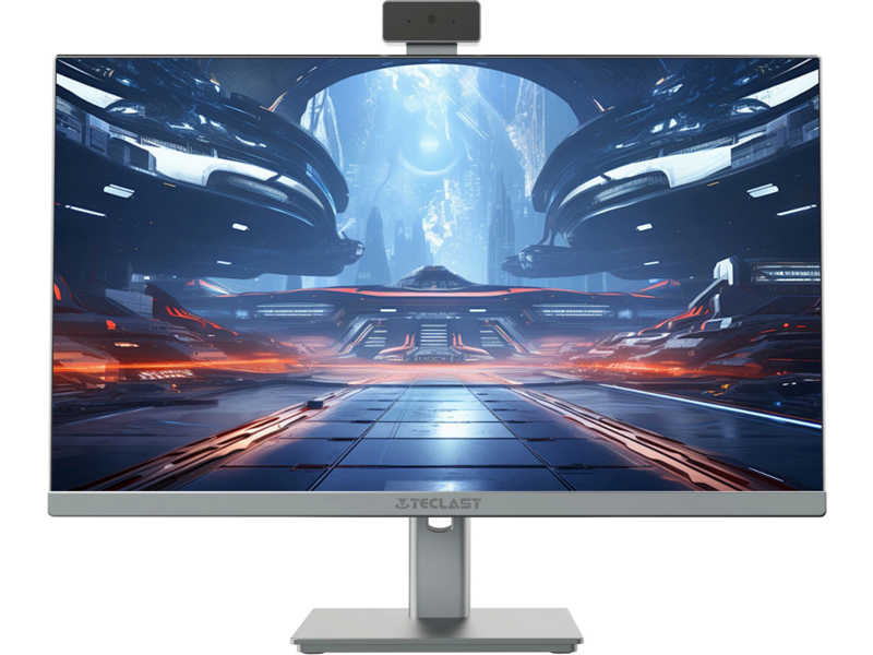 Моноблок Teclast V24 Air 23.8" Full HD i5 12600HX (2.5) 16Gb SSD512Gb UHDG Windows 11 Pro GbitEth WiFi BT 120W клавиатура мышь Cam серый 1920x1080