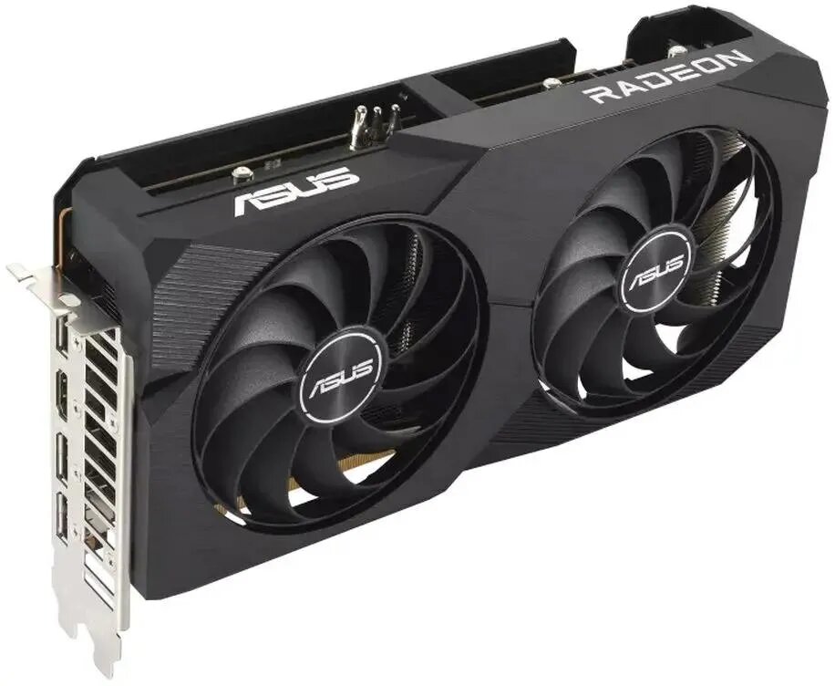 Видеокарта ASUS AMD Radeon RX 6600 DUAL-RX6600-8G 8ГБ Dual, GDDR6, Ret [dual-rx6600-8g-v2]