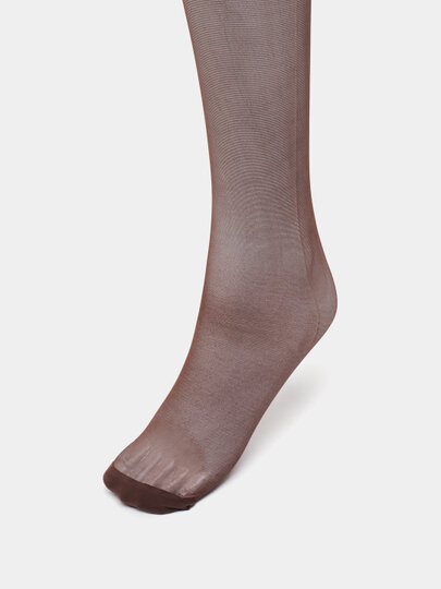 Чулки капрон, размер M-L, коричневый — фото 1