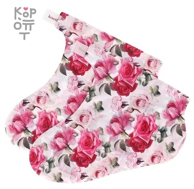 Изображение Koelf Rose Petal Satin Leg Mask - Маски-носочки для ног с экстрактом розы 16гр.