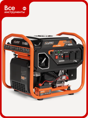 Изображение товара Генератор бензиновый инверторный с электрозапуском DAEWOO GDA 4600Ei