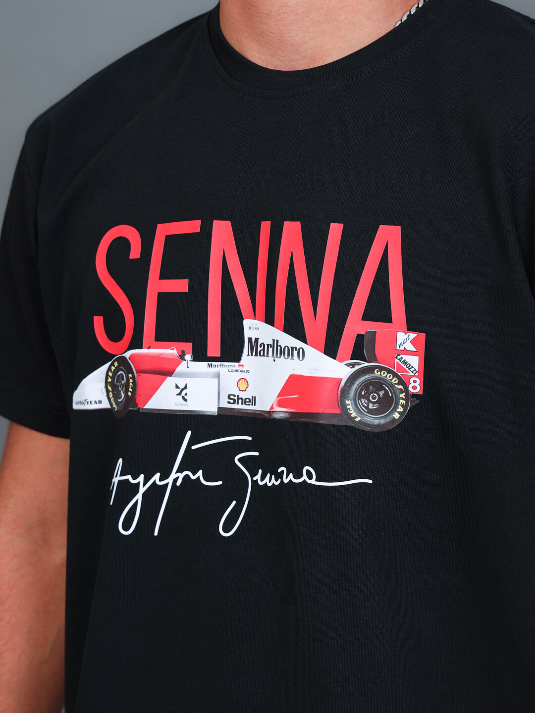 Футболка футболка, 1 шт., размер 52, черный — фото 1