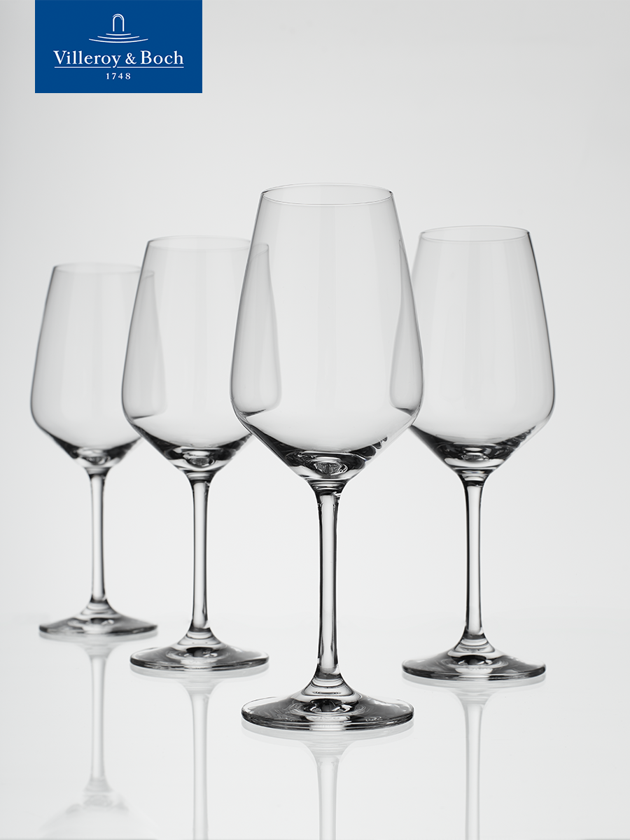 Набор бокалов для белого вина 4 шт 360 мл Voice Basic glass VIVO Villeroy & Boch Group Хрустальное стекло