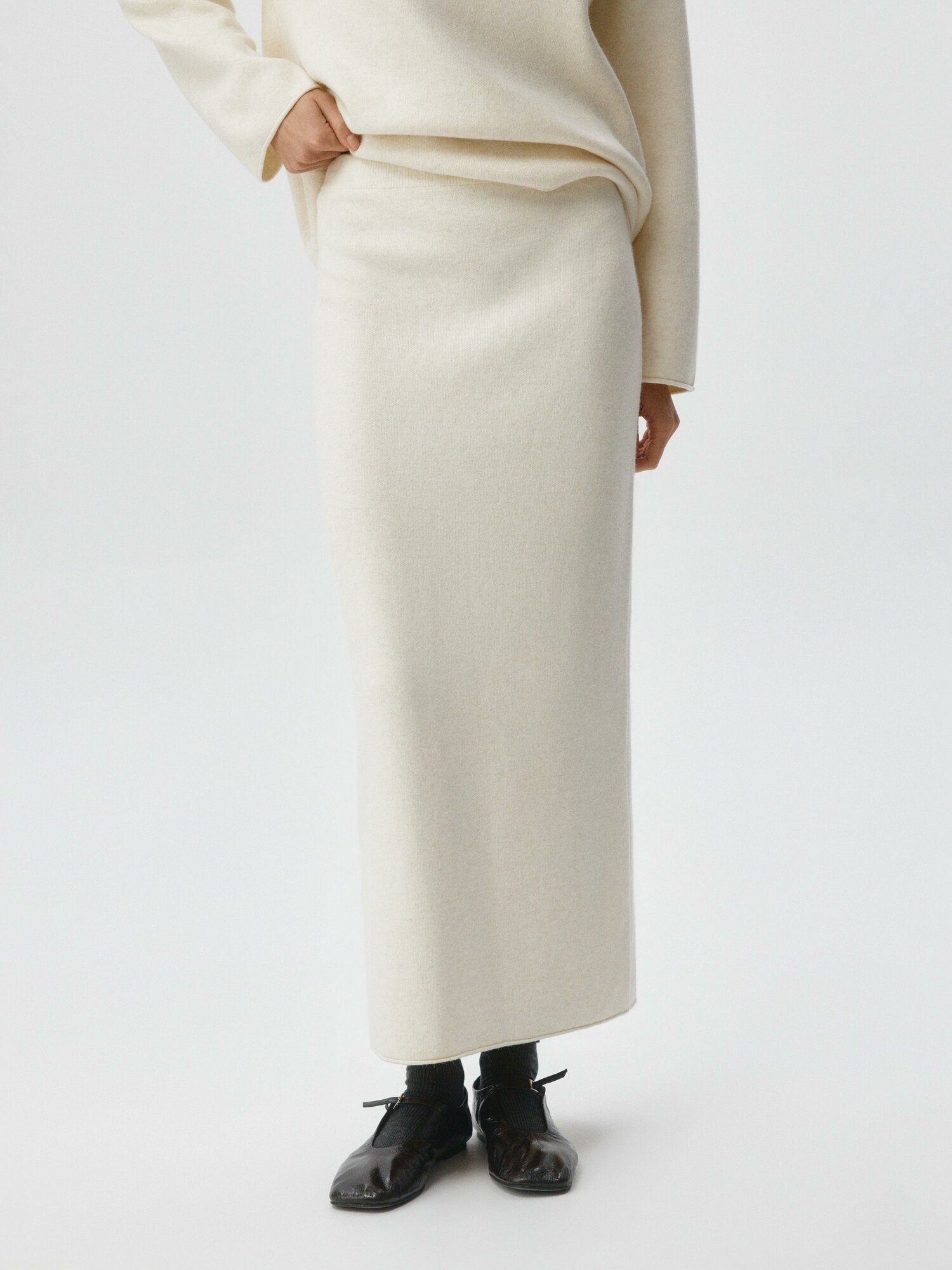 Юбка Sela, размер M, молочный