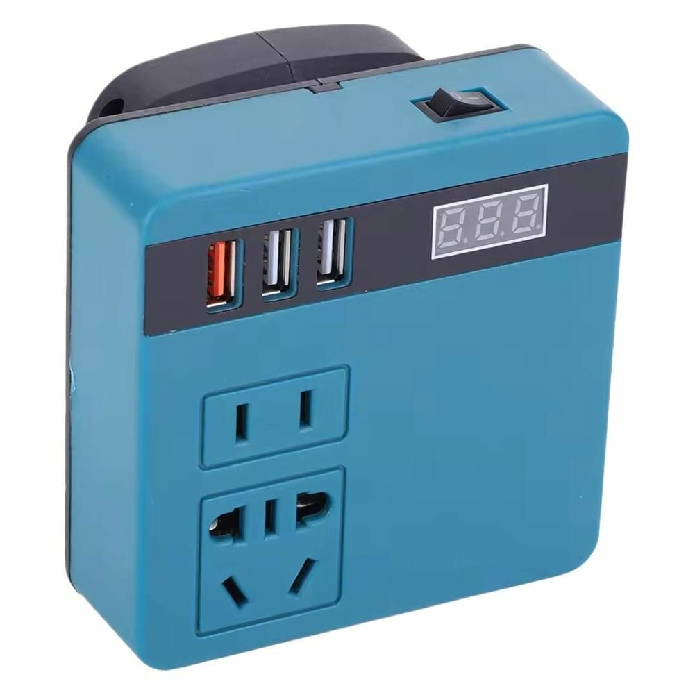 Автомобильный инвертор для литиевых аккумуляторов AC220V/DC5V/12V