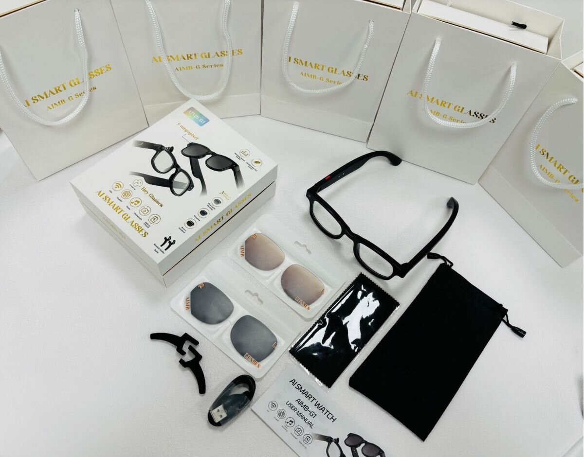 Умные очки с искусственным интеллектом — запись изображений, видеозапись, умные очки, FH HD — фото 1