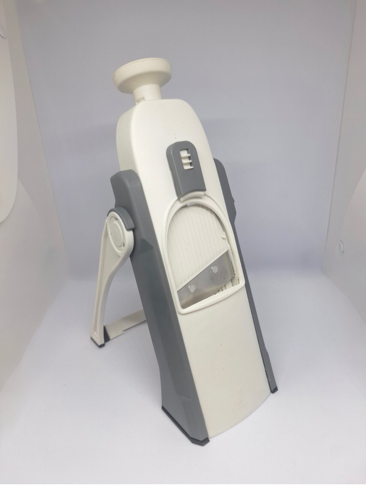 Овощерезка ручная многофункциональная, 24в1, серый / Терка ручная для овощей и фруктов / Слайсер — фото 1