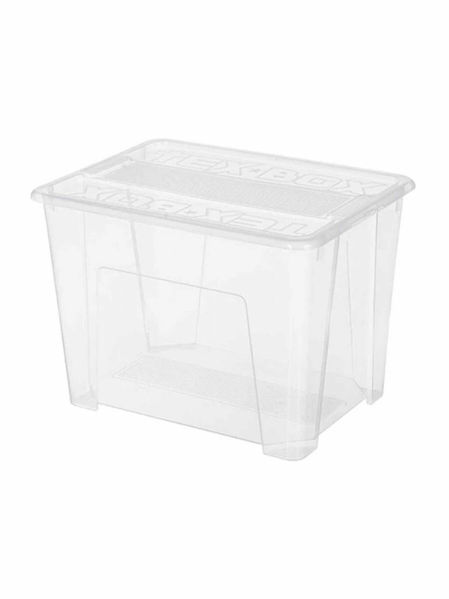 Контейнер с крышкой пластиковый Tex-Box 21 л 380х280х272 мм вкладываемый