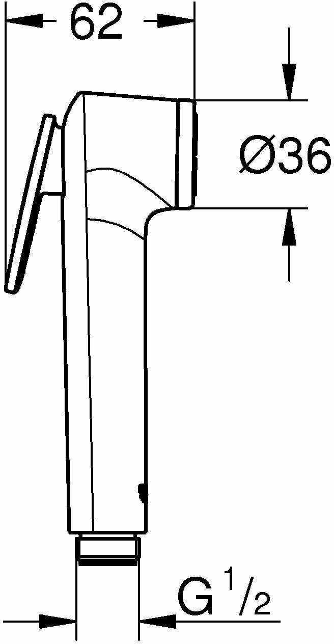 Гигиенический душ GROHE Tempesta-F Trigger Spray 30 хром (27512001)