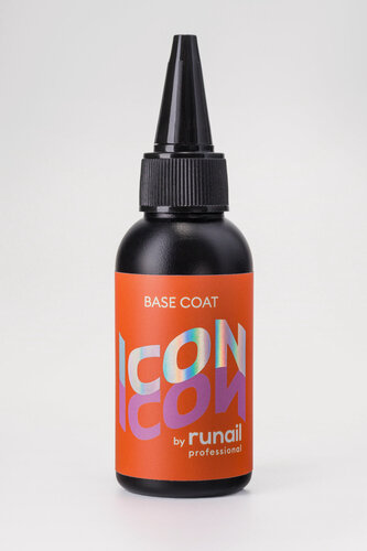 Изображение товара База каучуковая адгезивная для ногтей ICON by runail professional, 50 мл