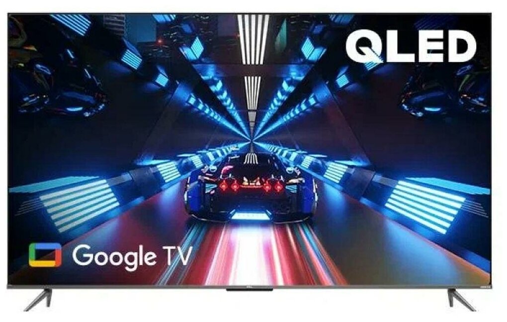 TCL 50C635, QLED, диагональ 50 дюймов, разрешение 4K, черный