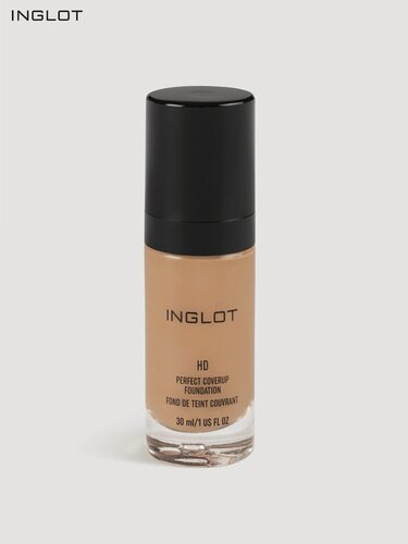 Изображение товара Тональная основа Inglot HD Perfect Coverup Fondation 77, бежево-золотистый, матовый