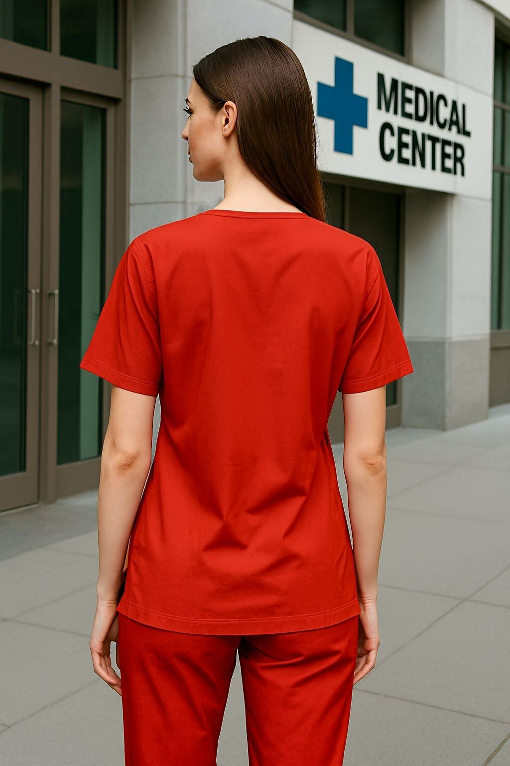 Халат с брюками, спецодежда "Лафсан", медицинский для женщин — фото 1