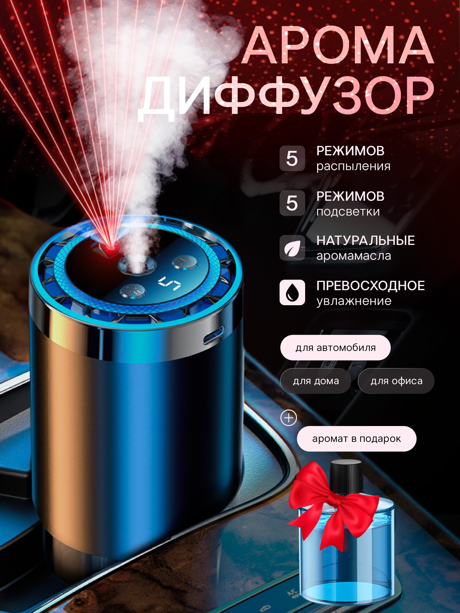 Ароматизатор автомобильный морской бриз 50 мл