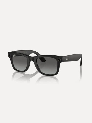 Изображение товара Умные очки Ray-Ban Wayfarer (RW4006) 50 размер, Matte Black, Polar Gradient Graphite (601ST350)