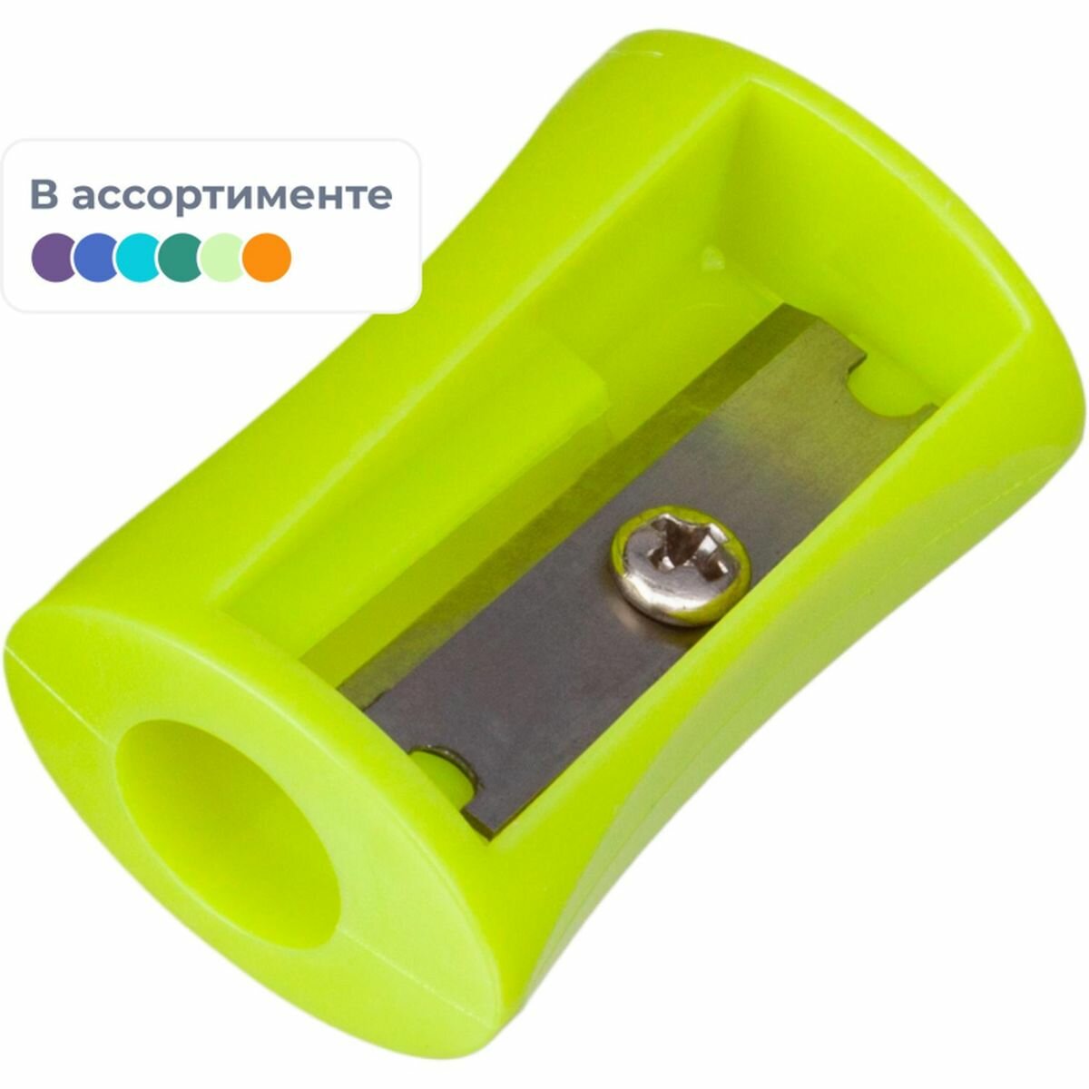 Точилка ручная пластиковая Выбор есть (1 отверстие, без контейнера) (1977834), 1шт.