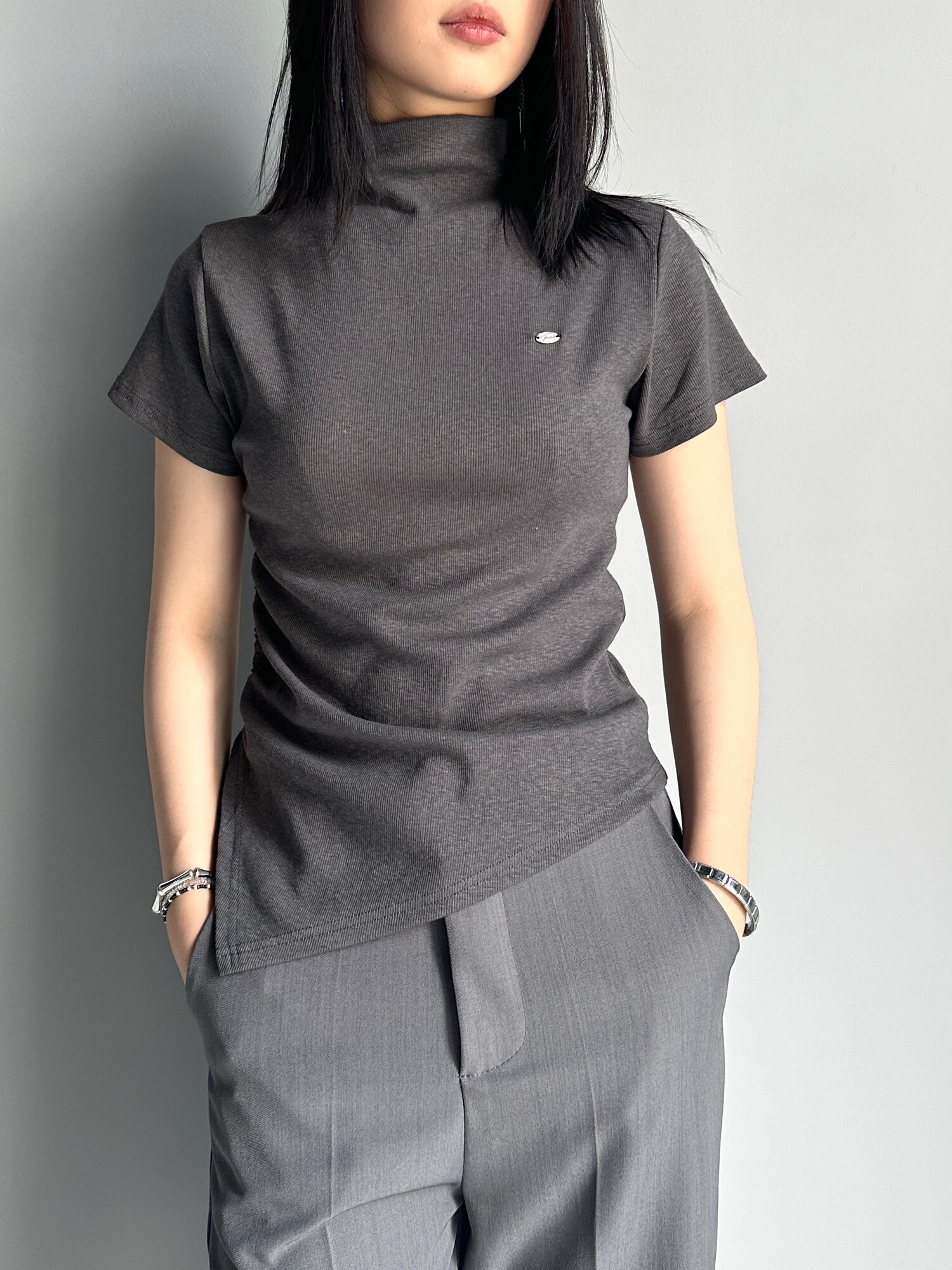 Водолазка Серый, черный, белый