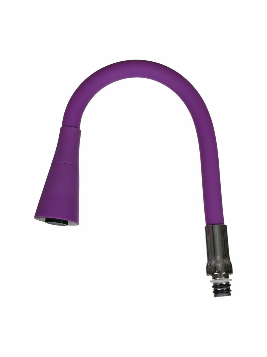 Melodia Della Vita Излив гибкий с лейкой "колокольчик" фиолетовый 49см MELODIA MKP20903E