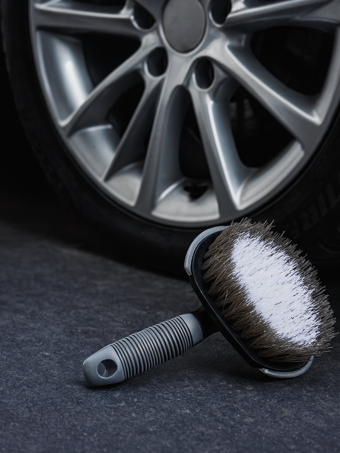 Щетка для колес авто, дома и ковров