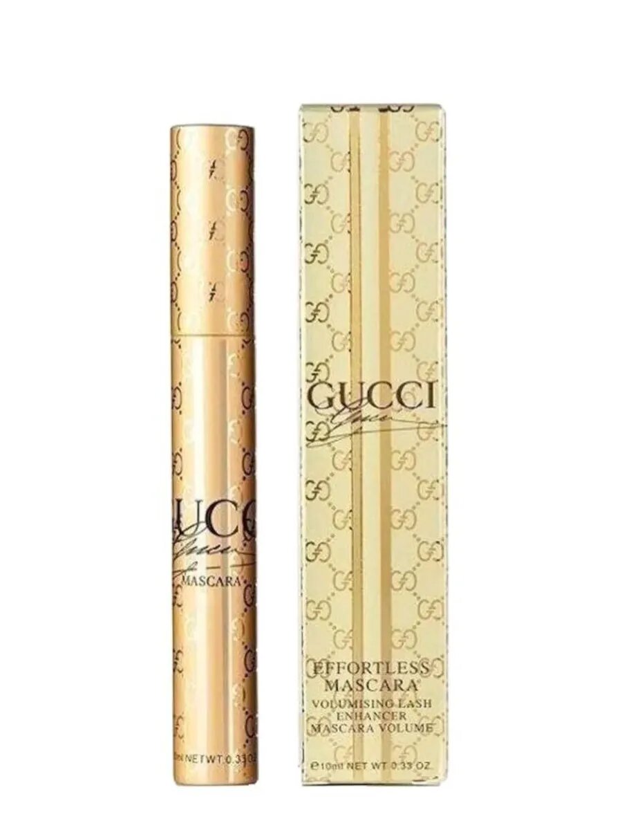 Тушь для ресниц GUCCI "Effortless", водостойкая, подкручивающий эффект, черная