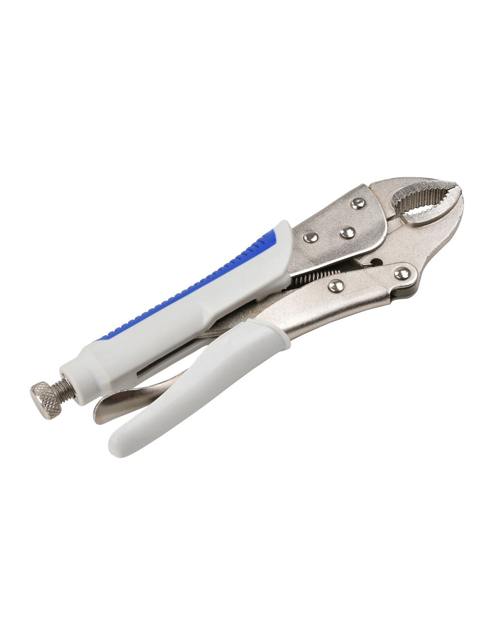 Ручной зажим Aurora с полукруглыми губкам и фиксатором 220мм