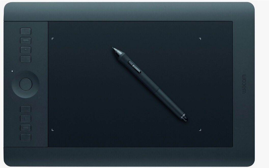Графический планшет Wacom "Intuos Pro" Creative Pen Tablet, черный, PTH-660, USB Type-C