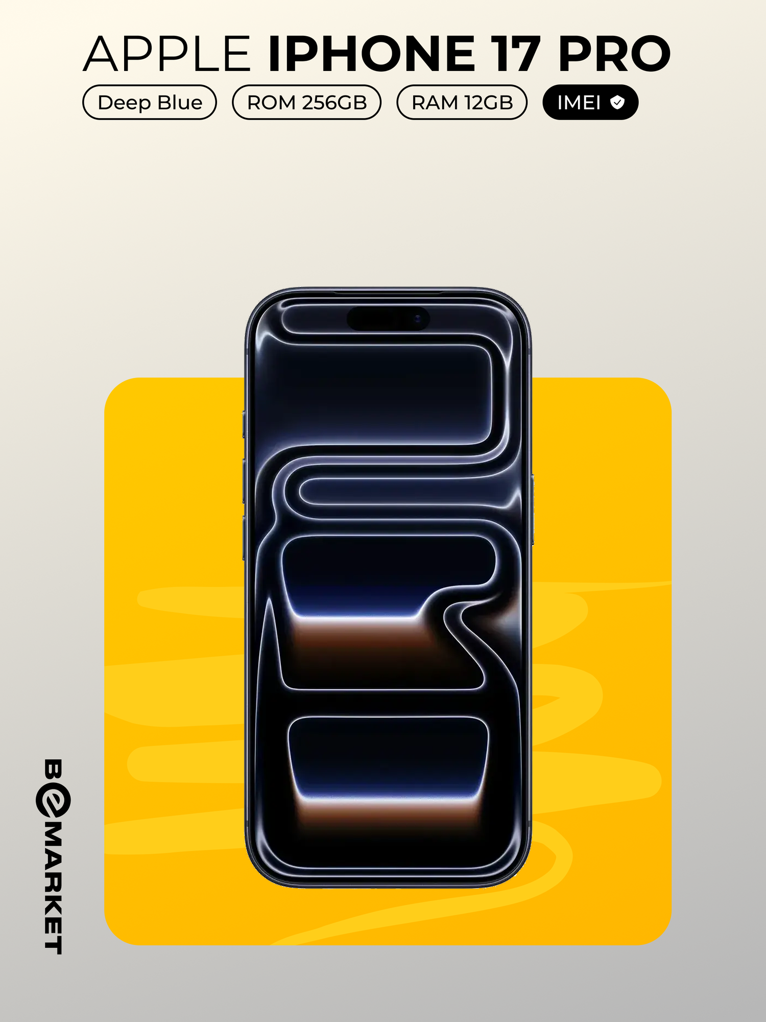 Смартфон Apple Iphone 17 Pro Deep Blue 256 GB (SIM + eSIM) | Официальный IMEI | Гарантия 1 год - Официальный IMEI — фото 1
