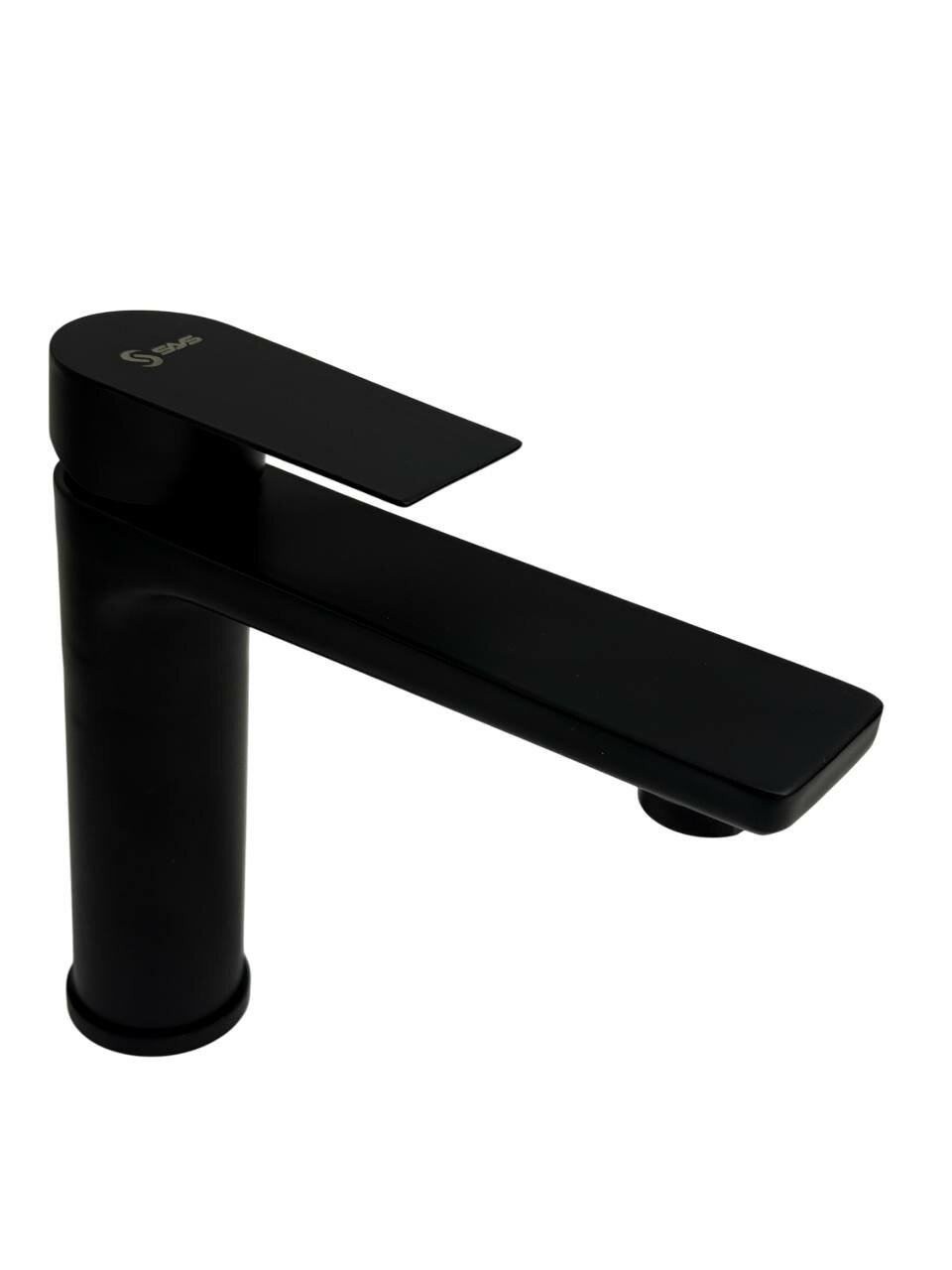 Смеситель SAS-7574- 75B STANDARD, для раковины, латунь, черный