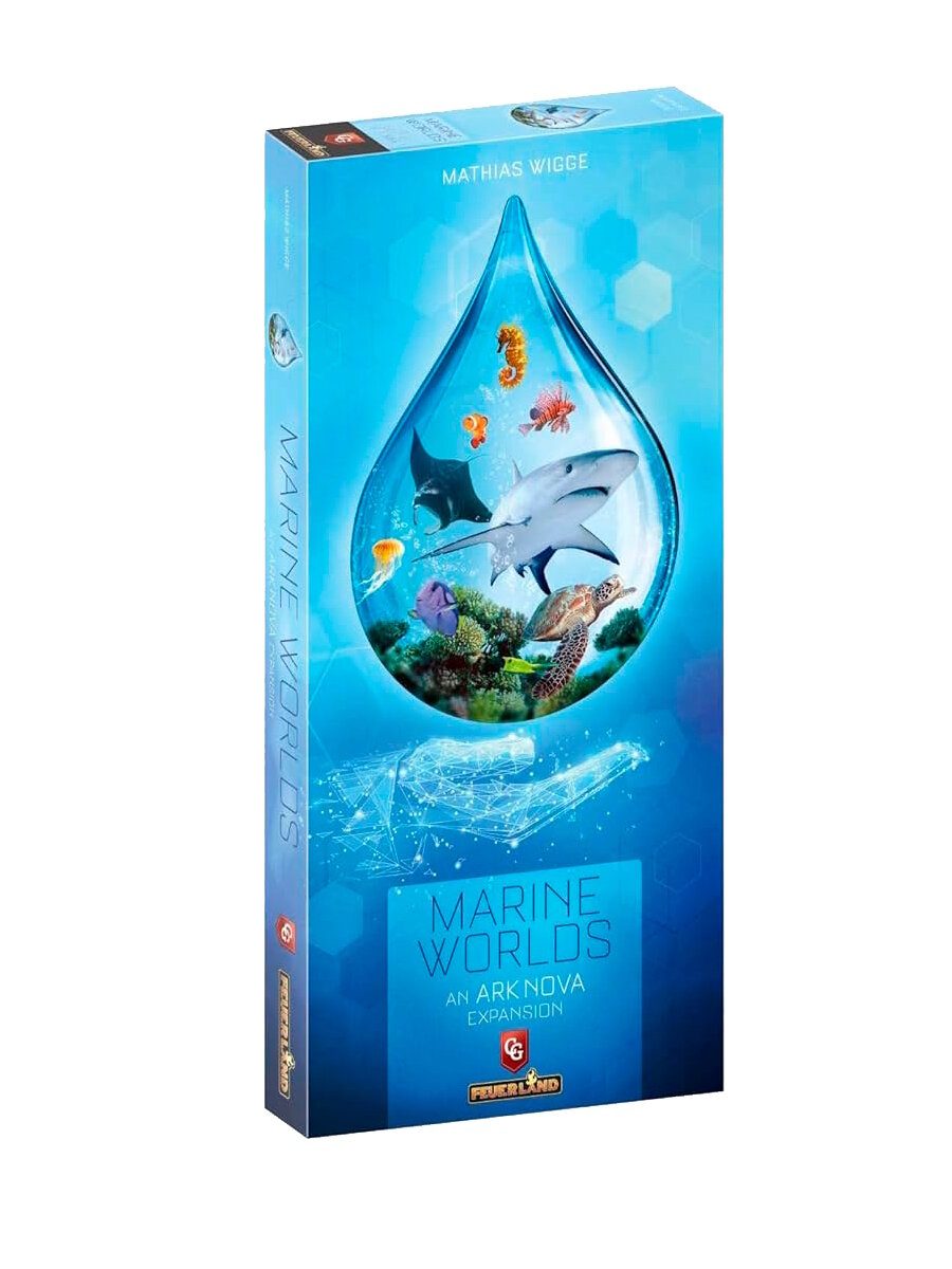 Настольная игра Ark Nova. Marine Worlds / Арк Нова. Морские миры на английском языке (дополнение, от 2 до 4 игроков)