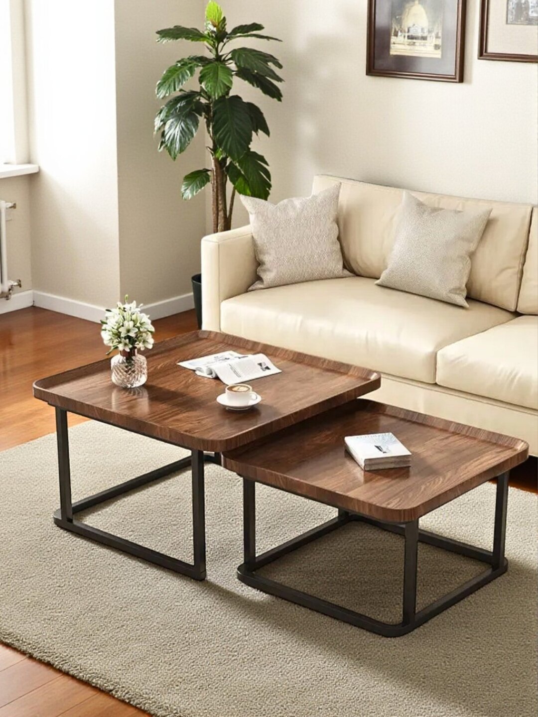 Комнатный журнальный стол, кофейный, складной, минималистичный, обеденный журнальный столик