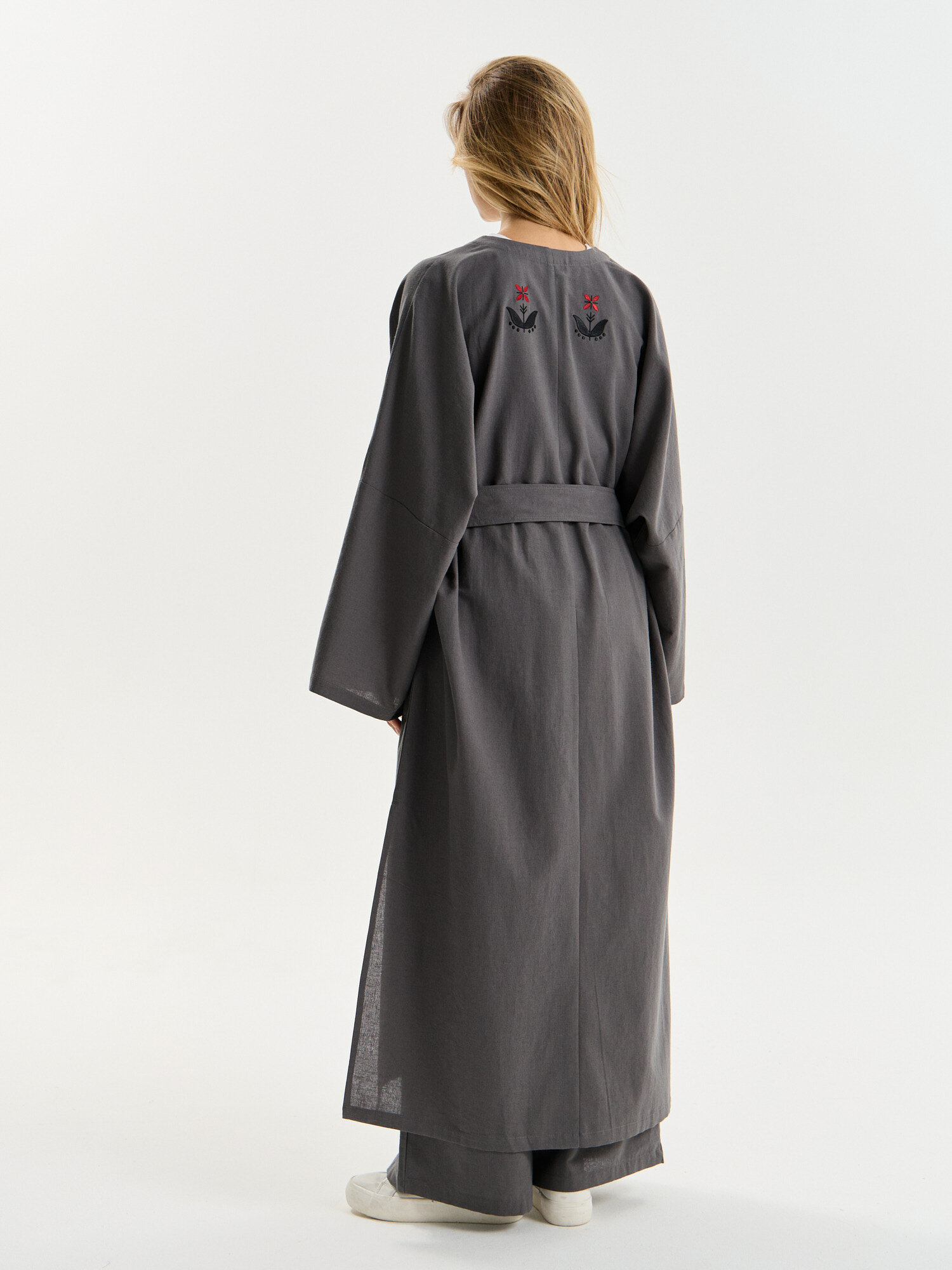 Платье Берегите Птиц, размер One Size, серый — фото 1